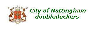 City of Nottingham doubledeck buses